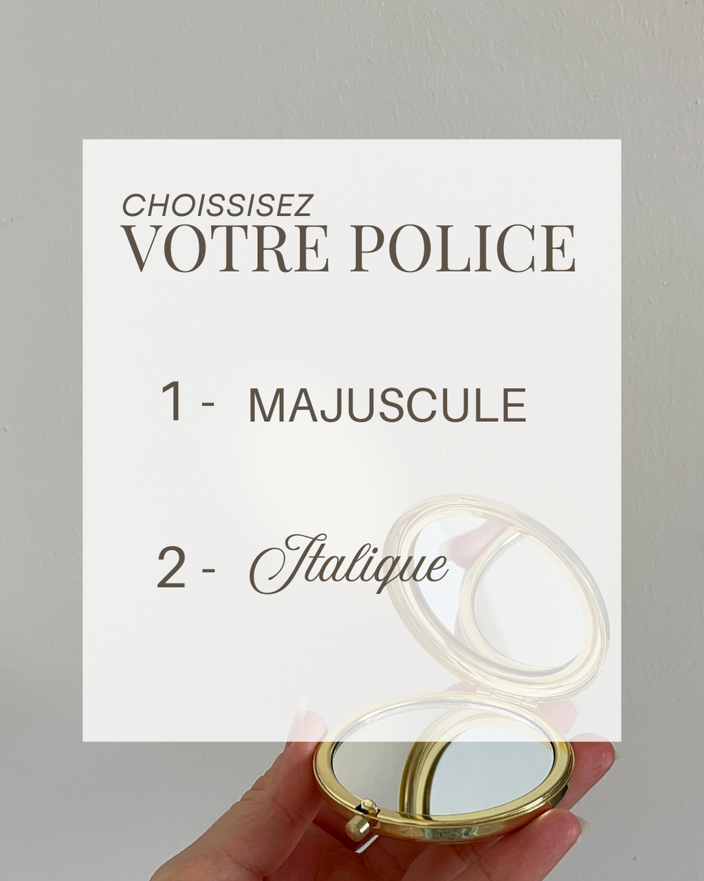 Miroir de poche